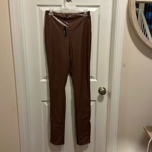 Suzanne Betro Women's Brown Straight Leg Pants NWT